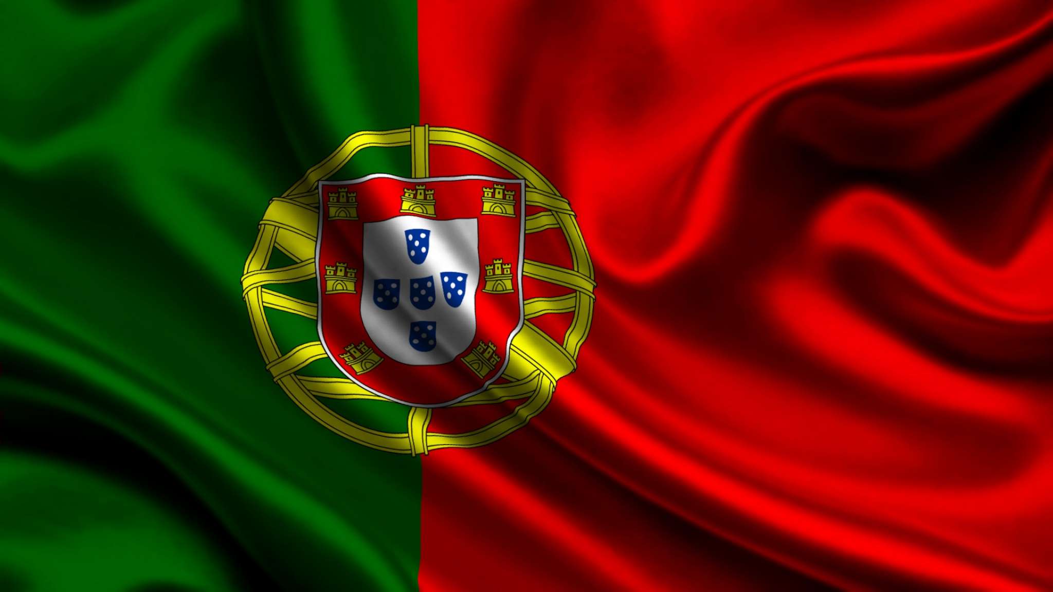 Portugal Satin Flag Symbols 69830 2048x1152
