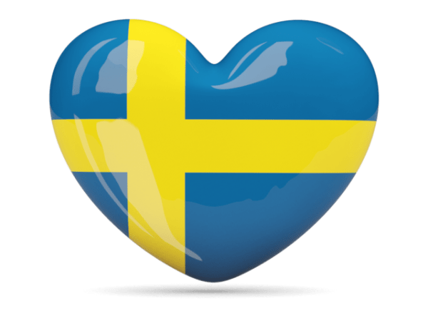 Sweden Heart Icon 640