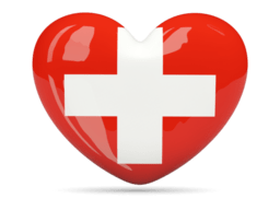 Switzerland Heart Icon 256