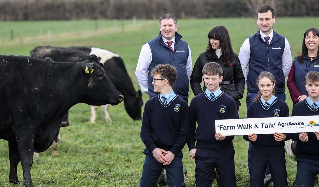Photo- Launch of Agri Aware 2022 series of Farm Walk and Talk at Teagasc Kildalton College, Piltown, County Kilkenny