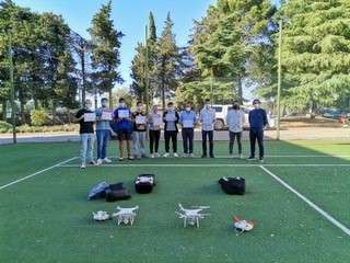 Photo 1_Agriculture 4.0: Training course to drive UAS-drone- Open A1/A3 Drone driving know how, digital technologies, innovating programmes allowing predictability, sustainability and eco-compatibility in the farming sector. 